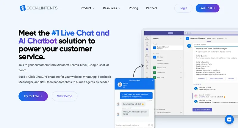 Social
              Intents