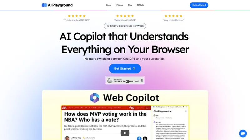 Web Copilot by ChatPlayground