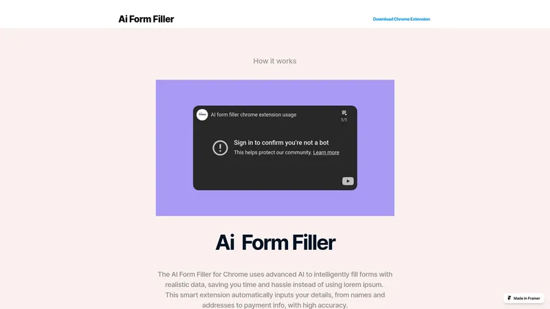Ai Form Filler