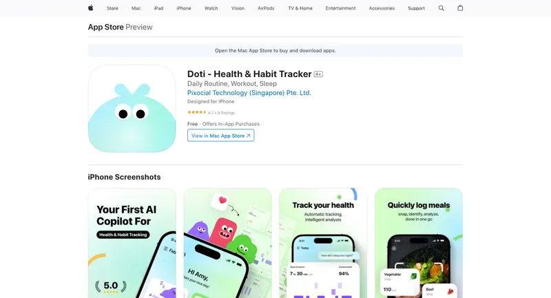 Doti - Health & Habit
              Tracker