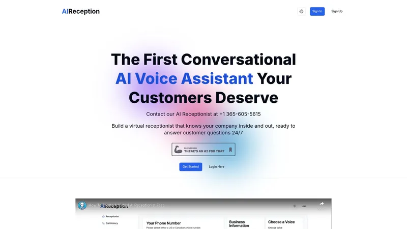 AIReception - Hyperrealistic
              Virtual Receptionist