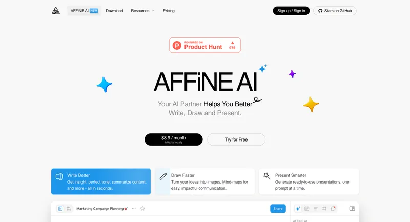 AFFiNE AI
