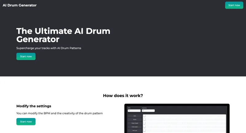 AI Drum Generator