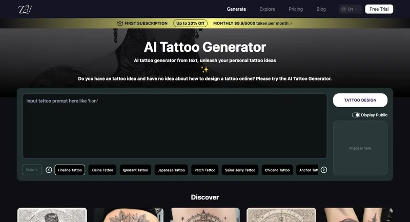 Tattoo AI Design