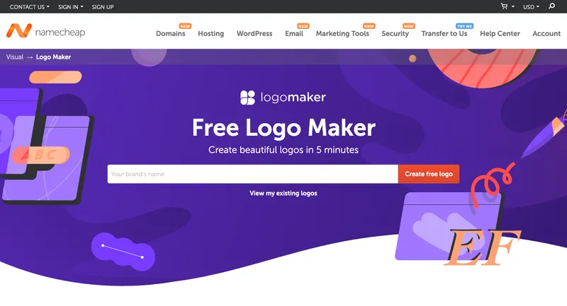Namecheap Free Logo Maker