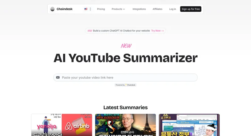 AI YouTube Summarizer