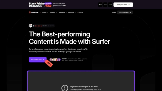 Surfer SEO - Content Optimization Tool