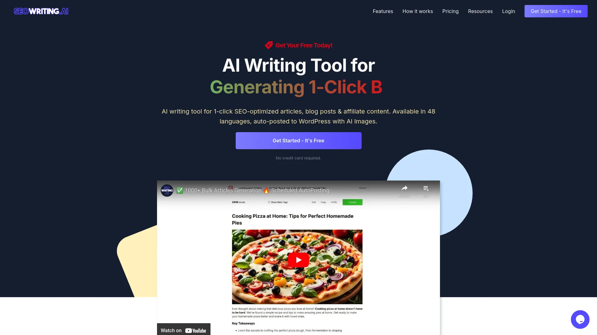SEO Writing - AI Writing Tool