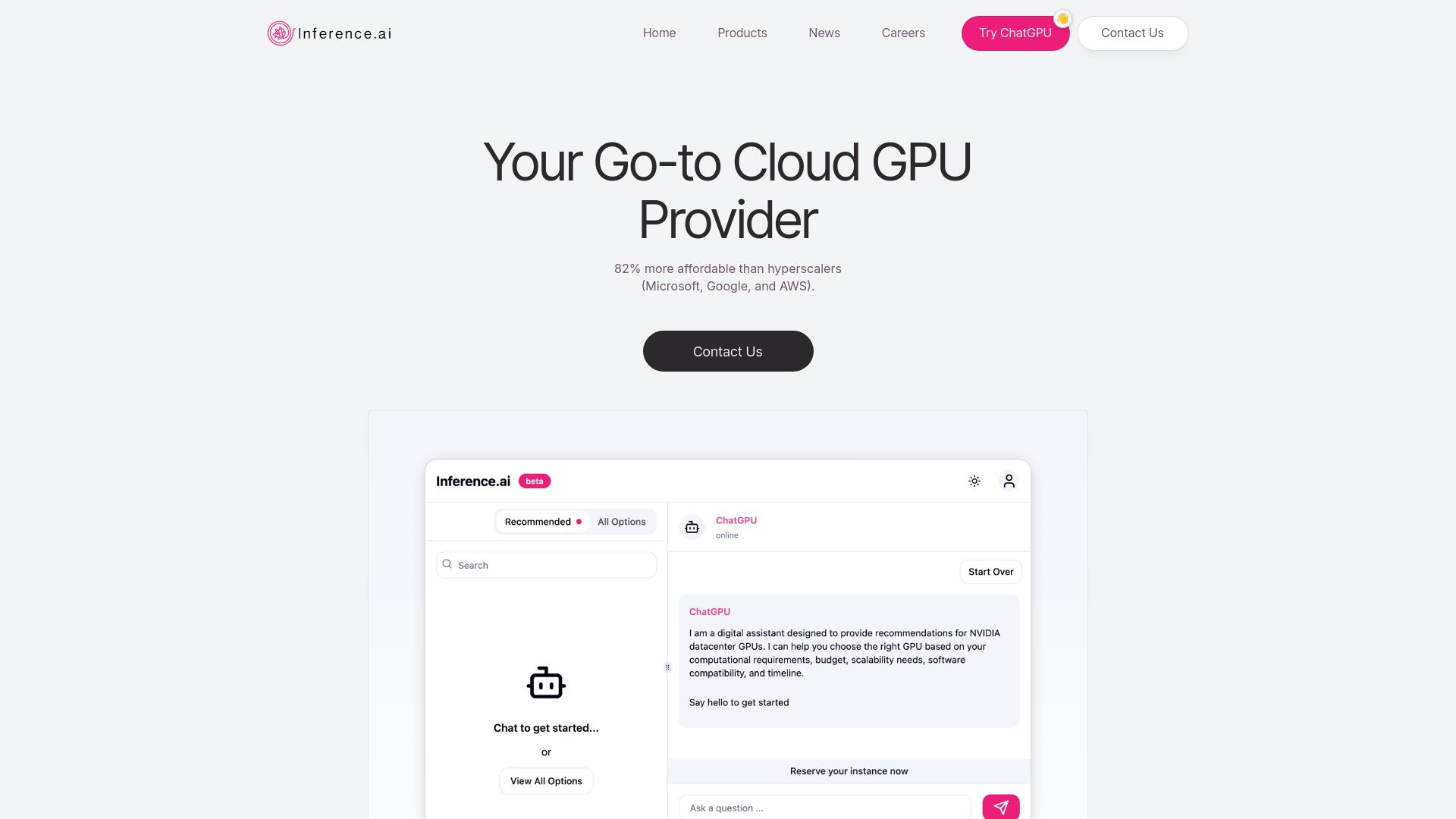 Inference.ai screenshot