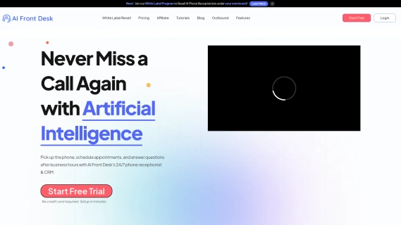 My AI Front Desk - AI Phone Receptionist
