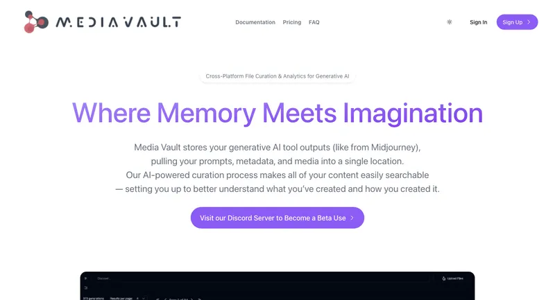 Media Vault AI