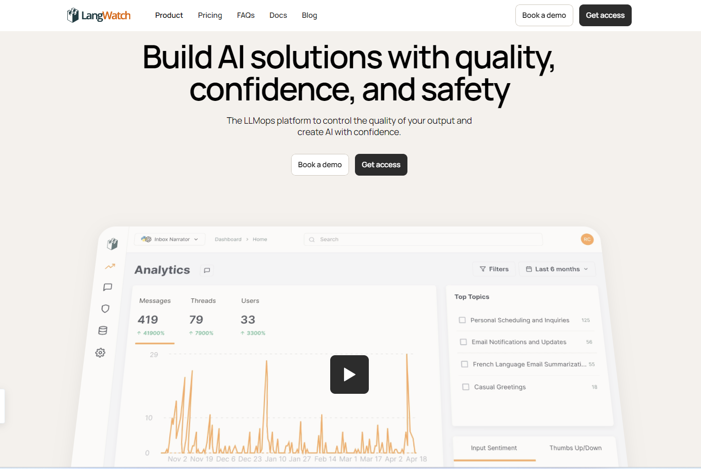 LangWatch screenshot