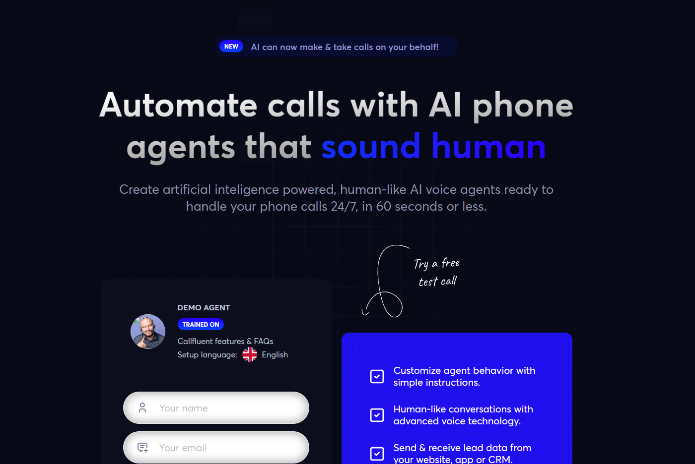 CallFluent AI screenshot