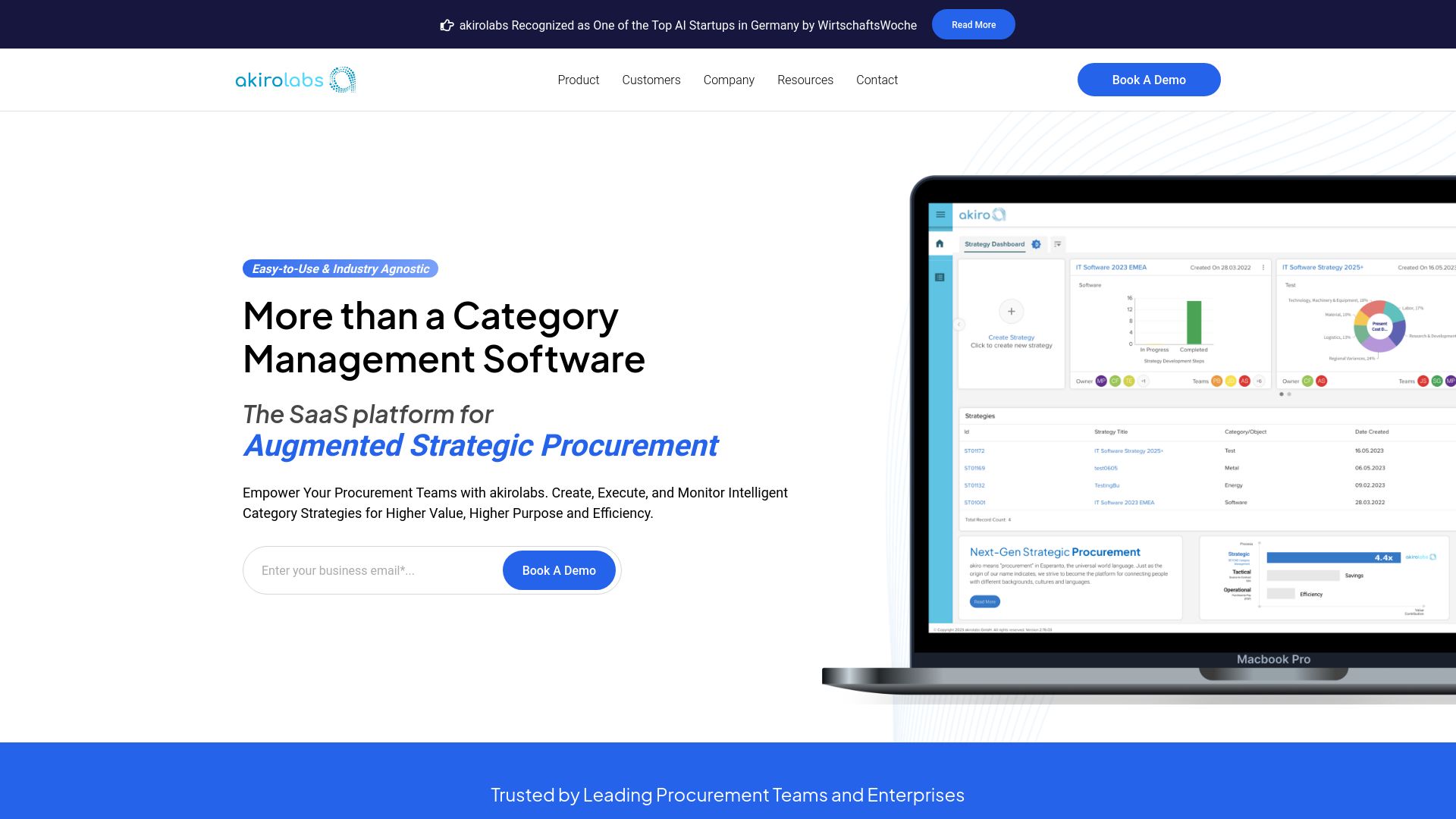 Akirolabs screenshot