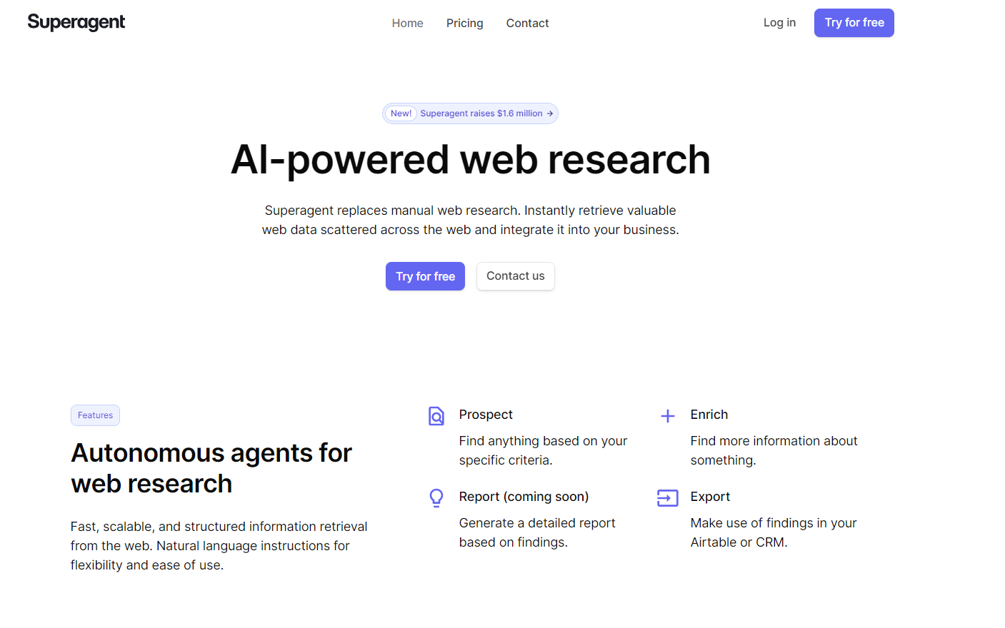 Superagent screenshot