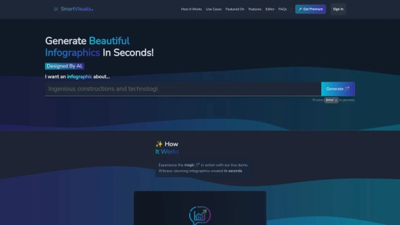 SmartVisuals - AI Infographic Maker