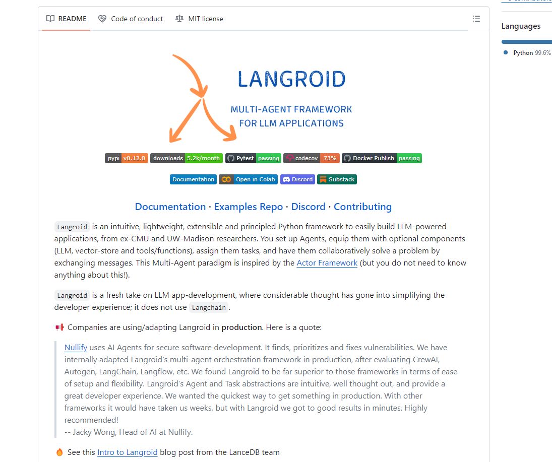 Langroid screenshot