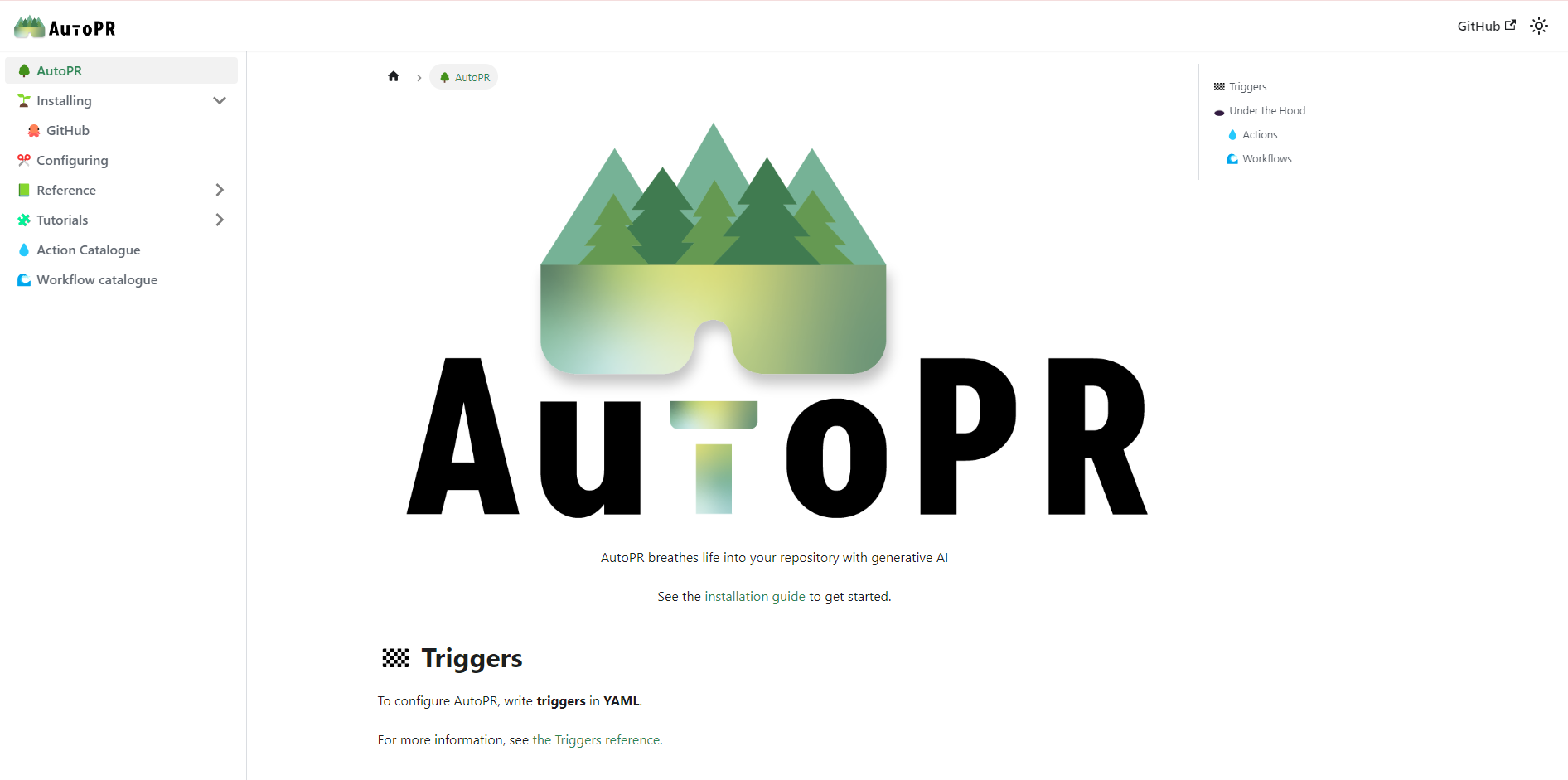 AutoPR screenshot