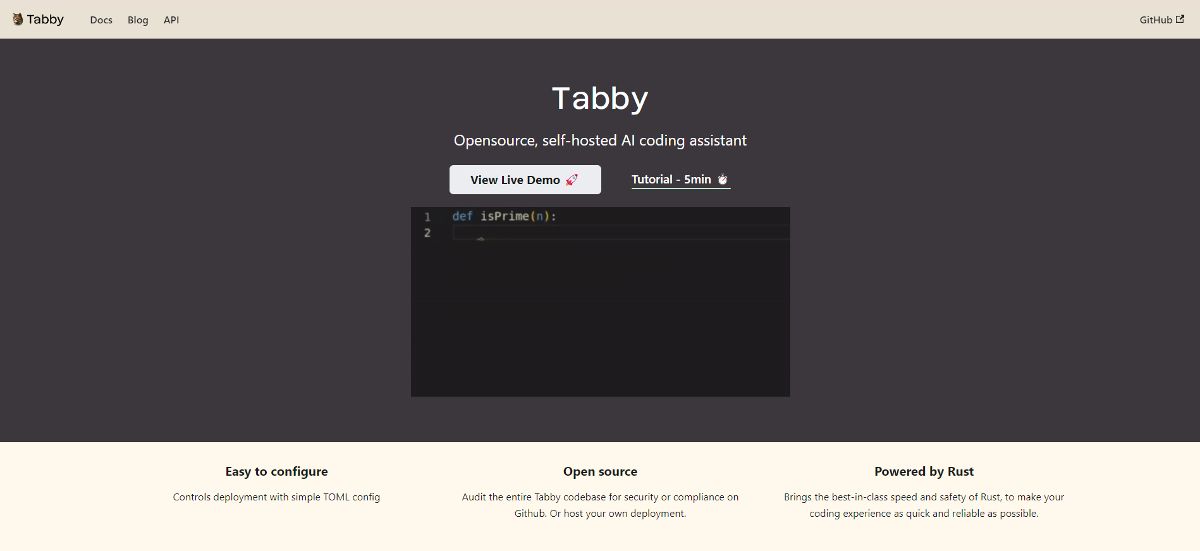 Tabby screenshot