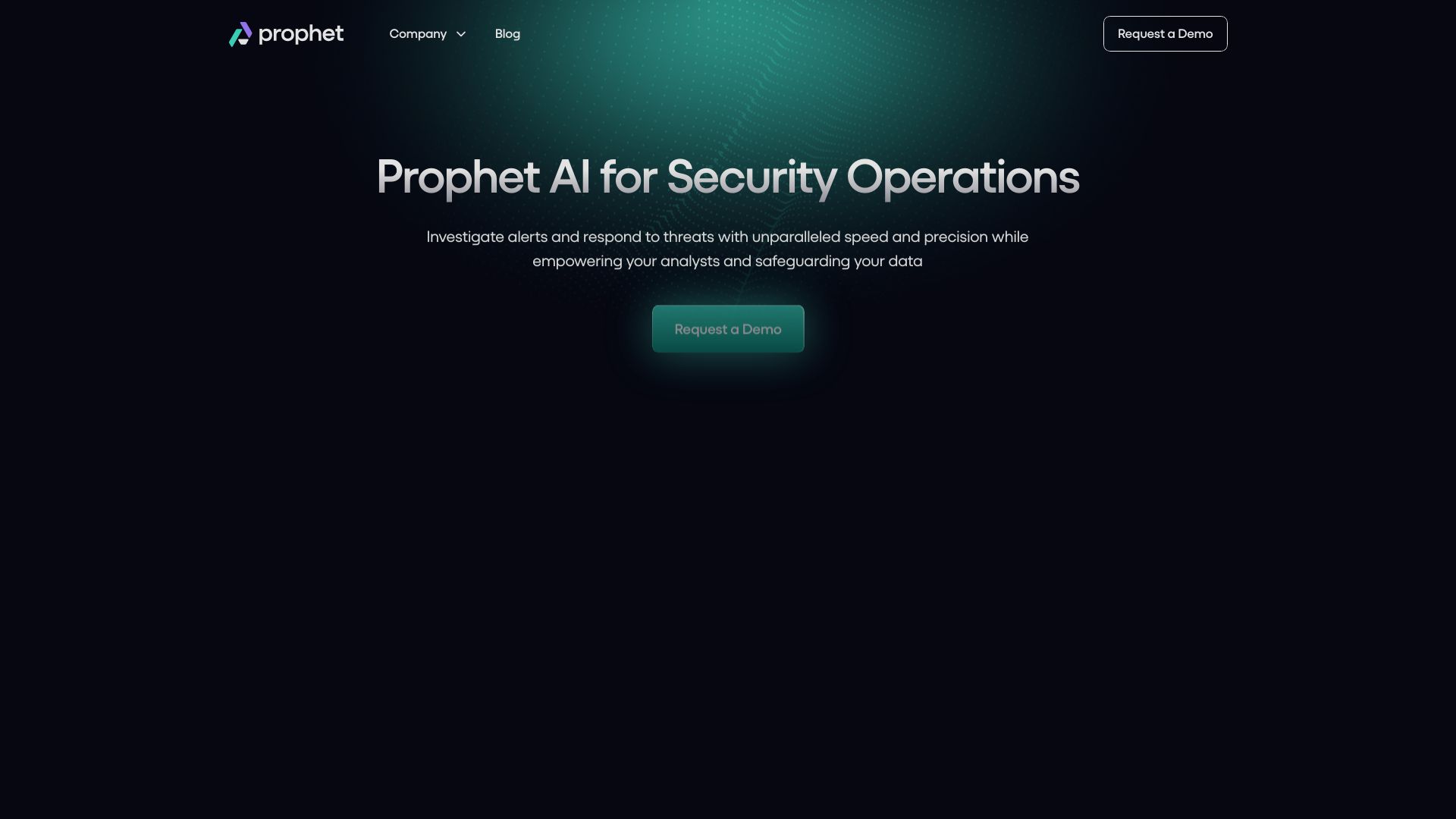 Prophet Security screenshot