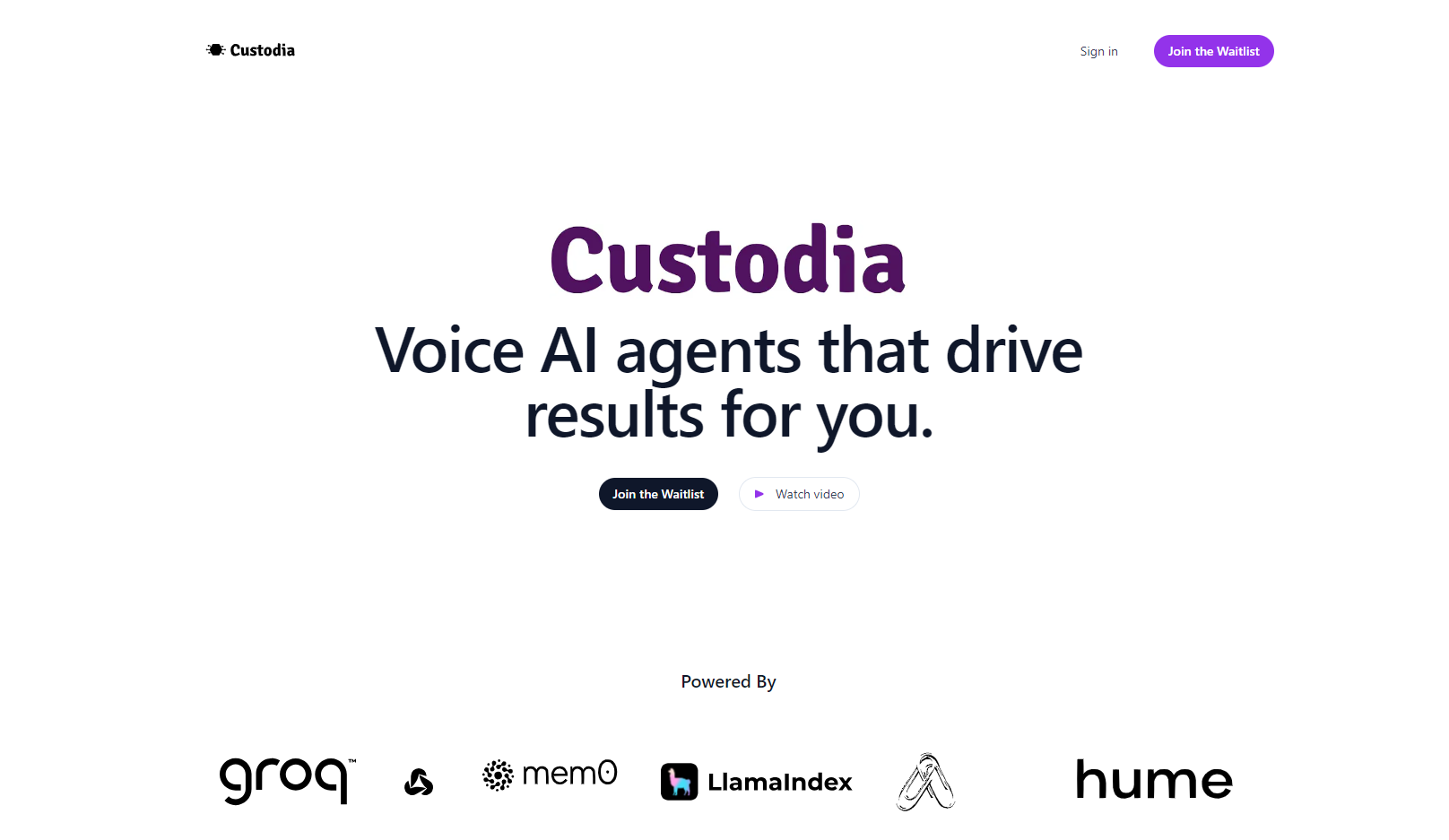 Custodia AI screenshot