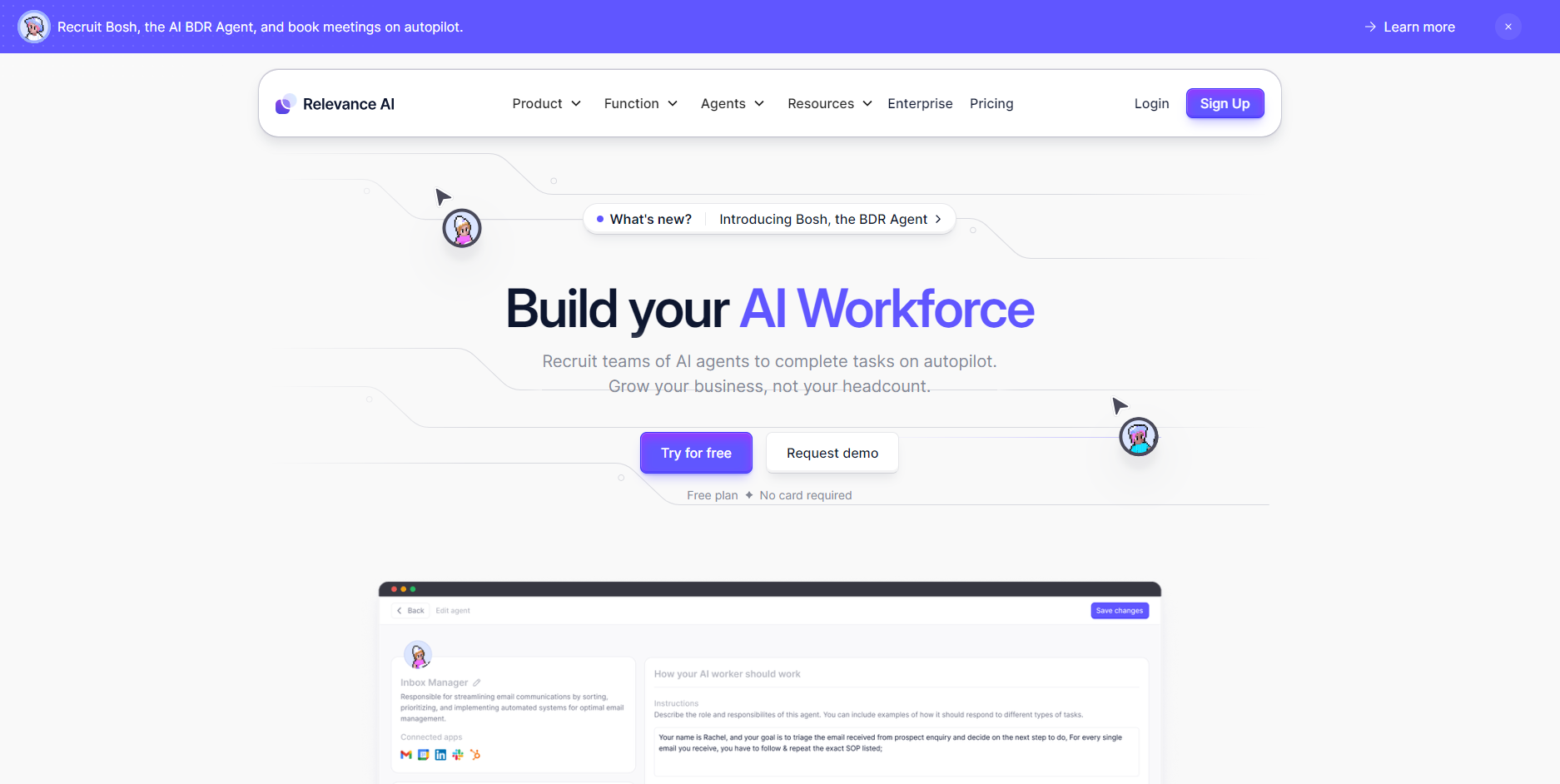 Relevance AI screenshot