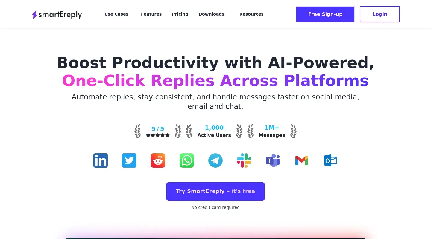 Smartereply - AI Assistant for Smarter Replies on social media