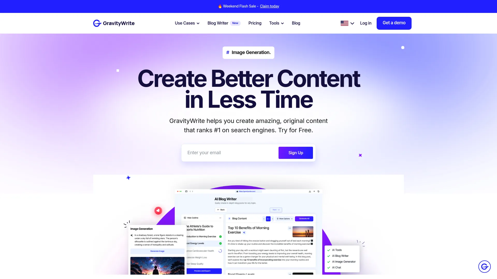 GravityWrite - AI Content Generator