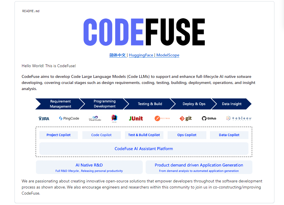 Codefuse screenshot