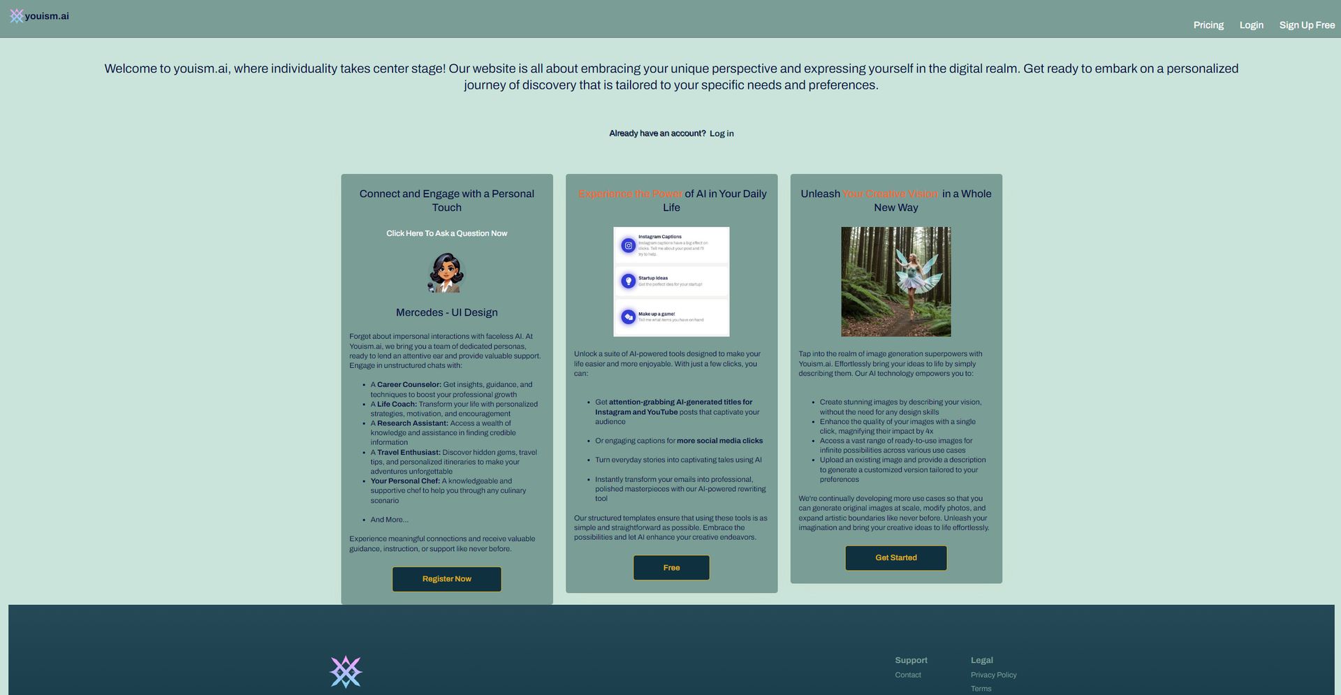 Youism.ai screenshot