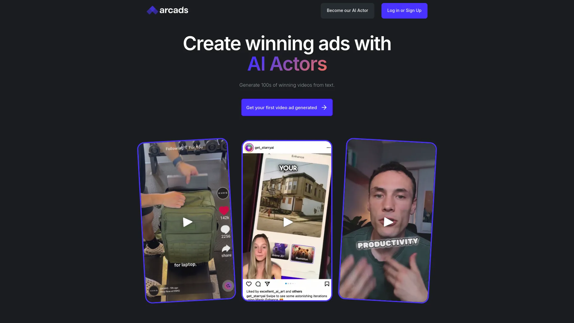 Arcads - AI Video Ad Creator
