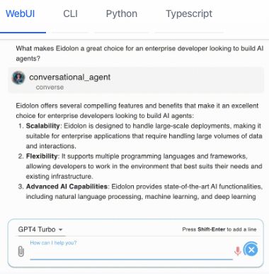 Eidolon AI screenshot