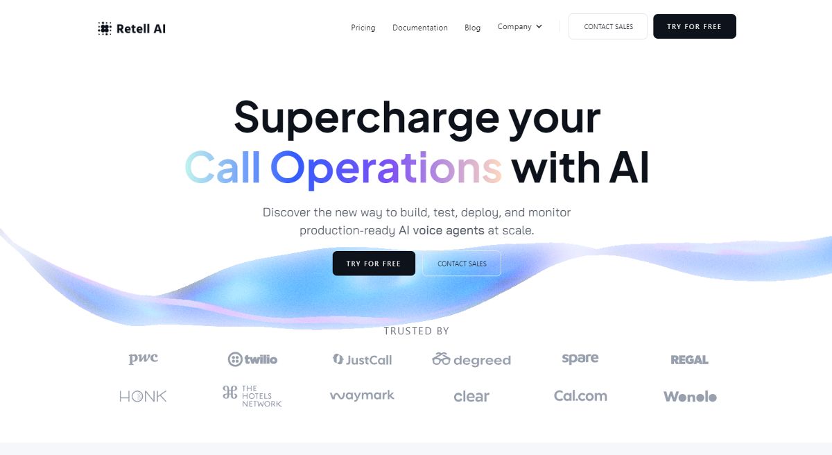 Retell AI screenshot