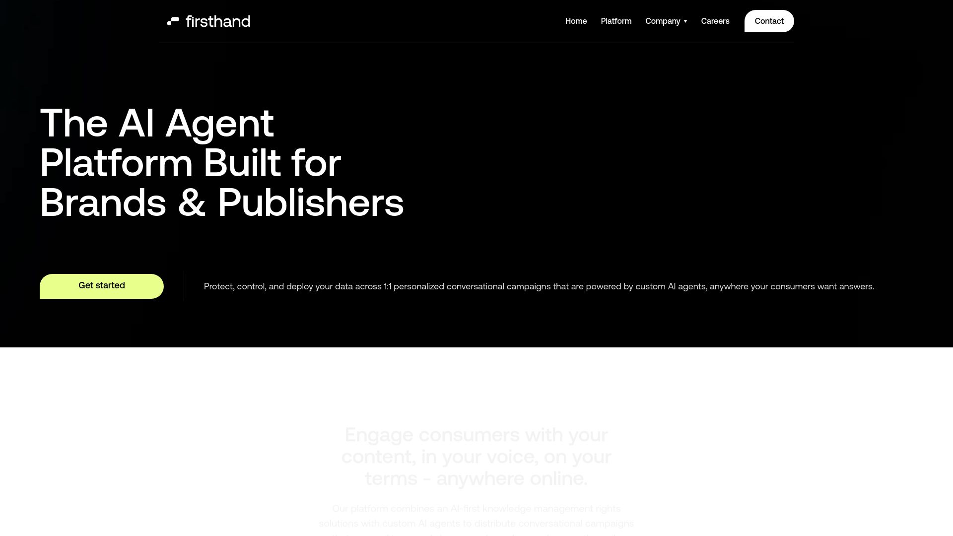 Firsthand screenshot