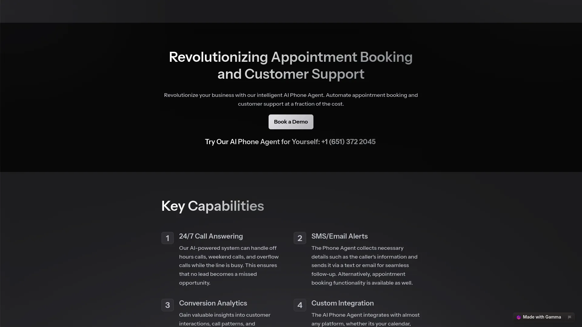 AI Phone Agent screenshot