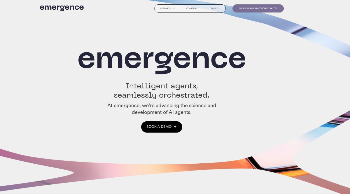 Emergence AI screenshot