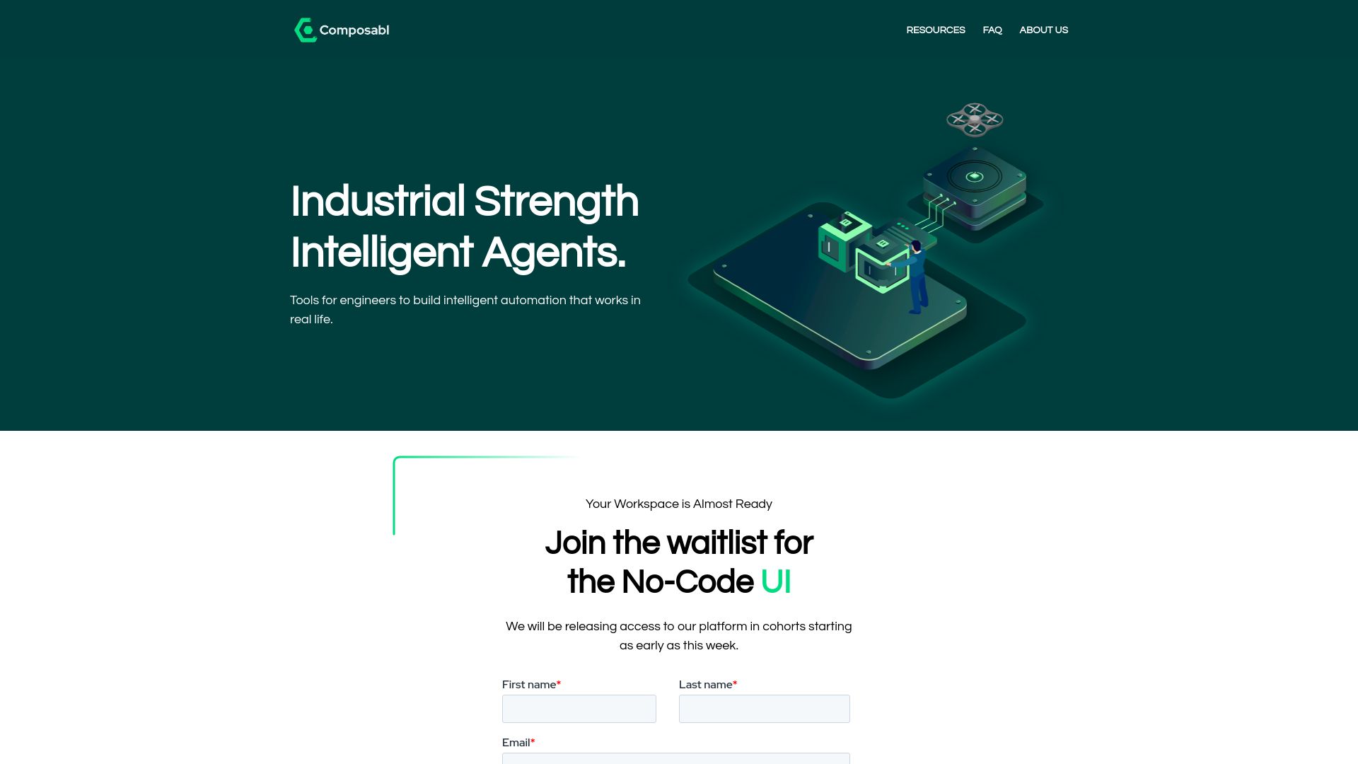 Composabl screenshot