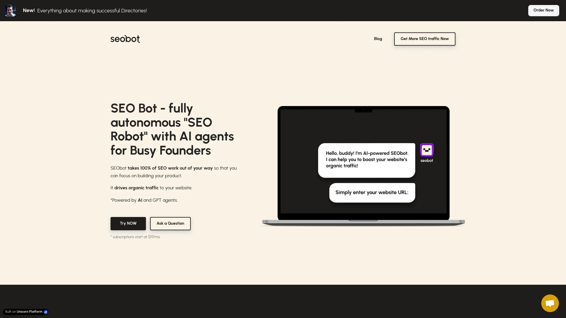 SEObot - Blog Autopilot