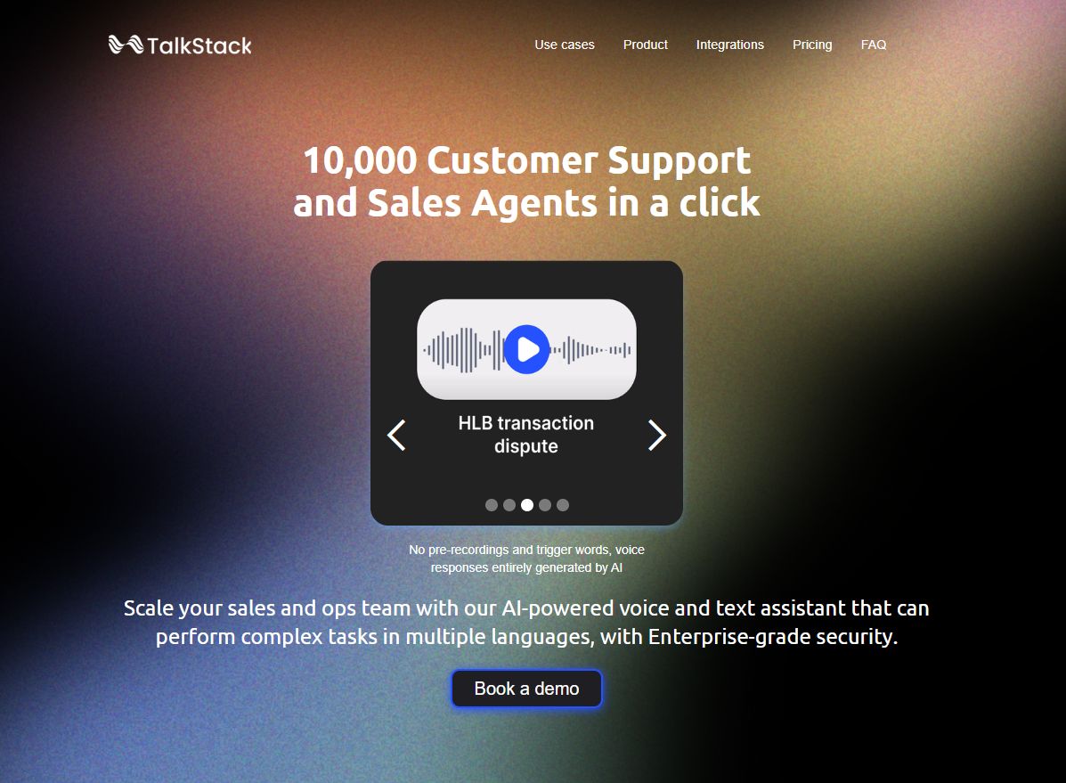 TalkStack AI screenshot