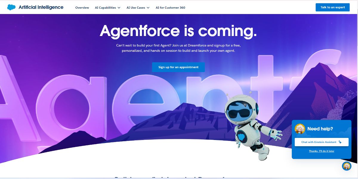 Agentforce screenshot