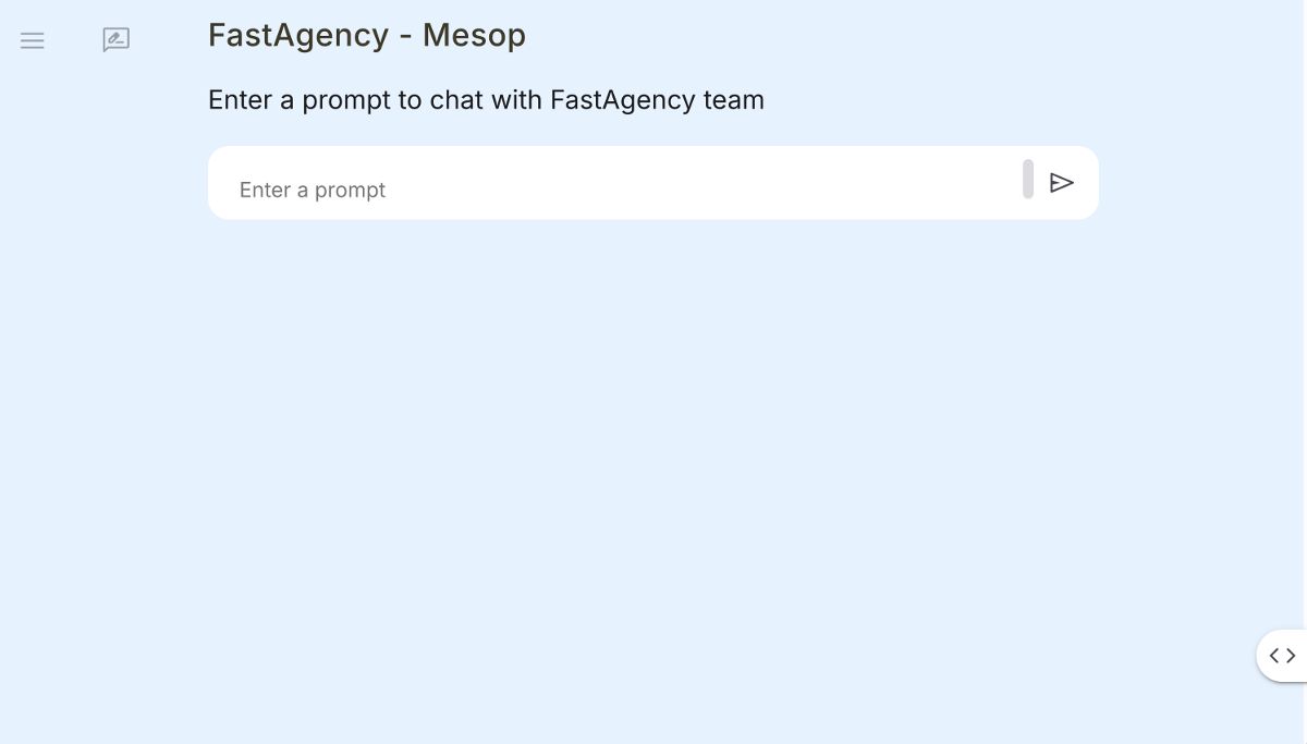FastAgency screenshot