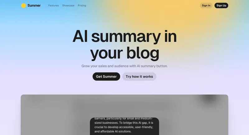 Summer AI