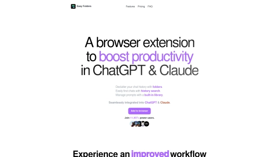 Easy Folders - ChatGPT Organise Chats