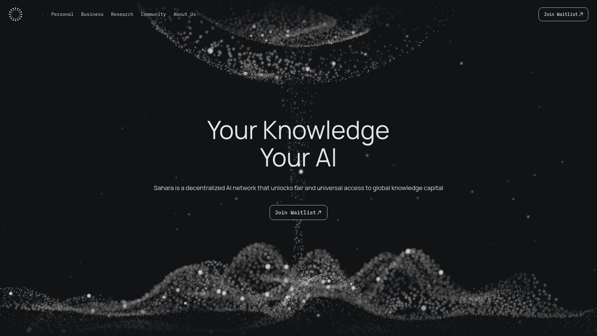 Sahara AI screenshot