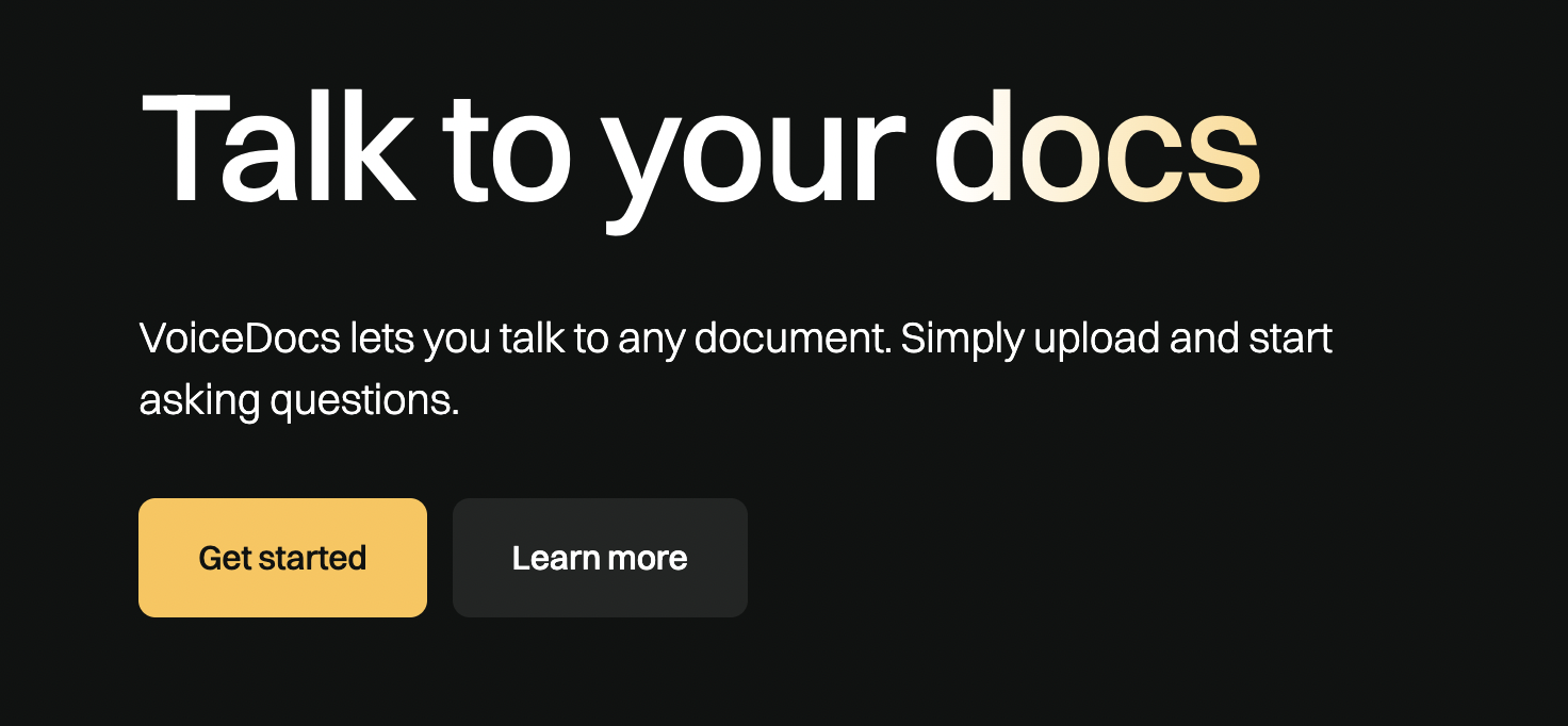 Voice Docs