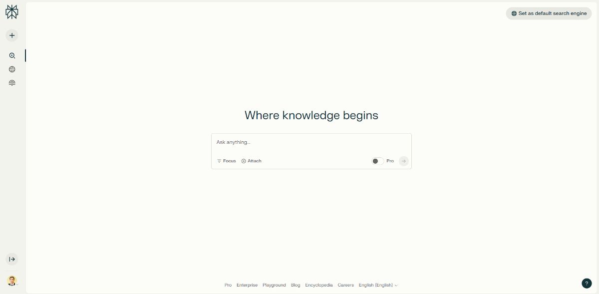 Perplexity screenshot