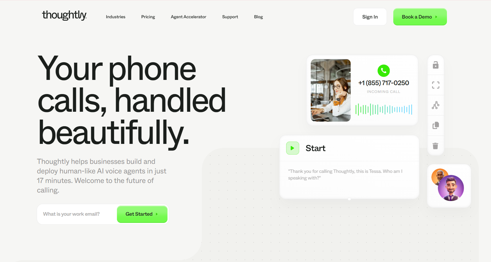 Thoughtly AI screenshot