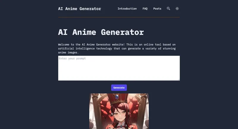 AI Anime Generator
