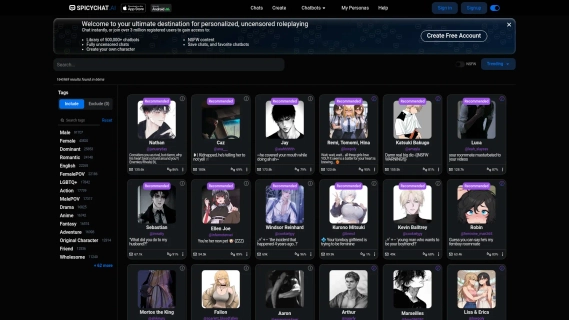 SpicyChat - AI Chat Tool