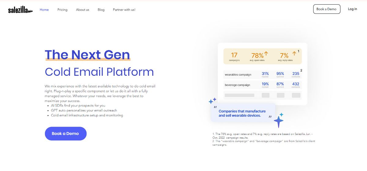 Salezilla screenshot